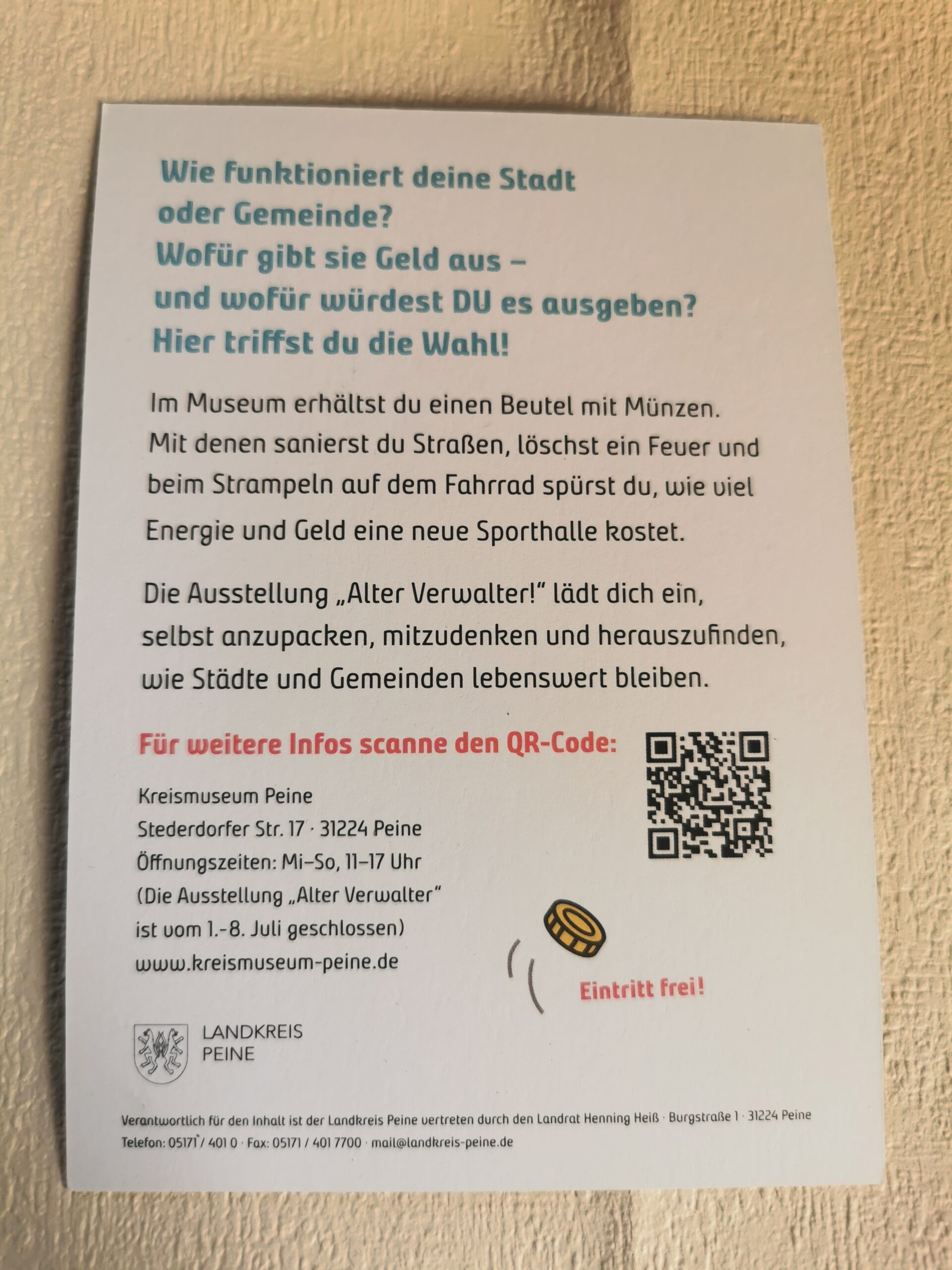 Kreismuseum Peine - Alter Verwalter