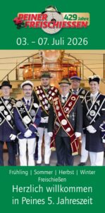 Mehr über den Artikel erfahren Peiner Freischießen 2026 – das traditionsreiche Fest in Peines 5. Jahreszeit