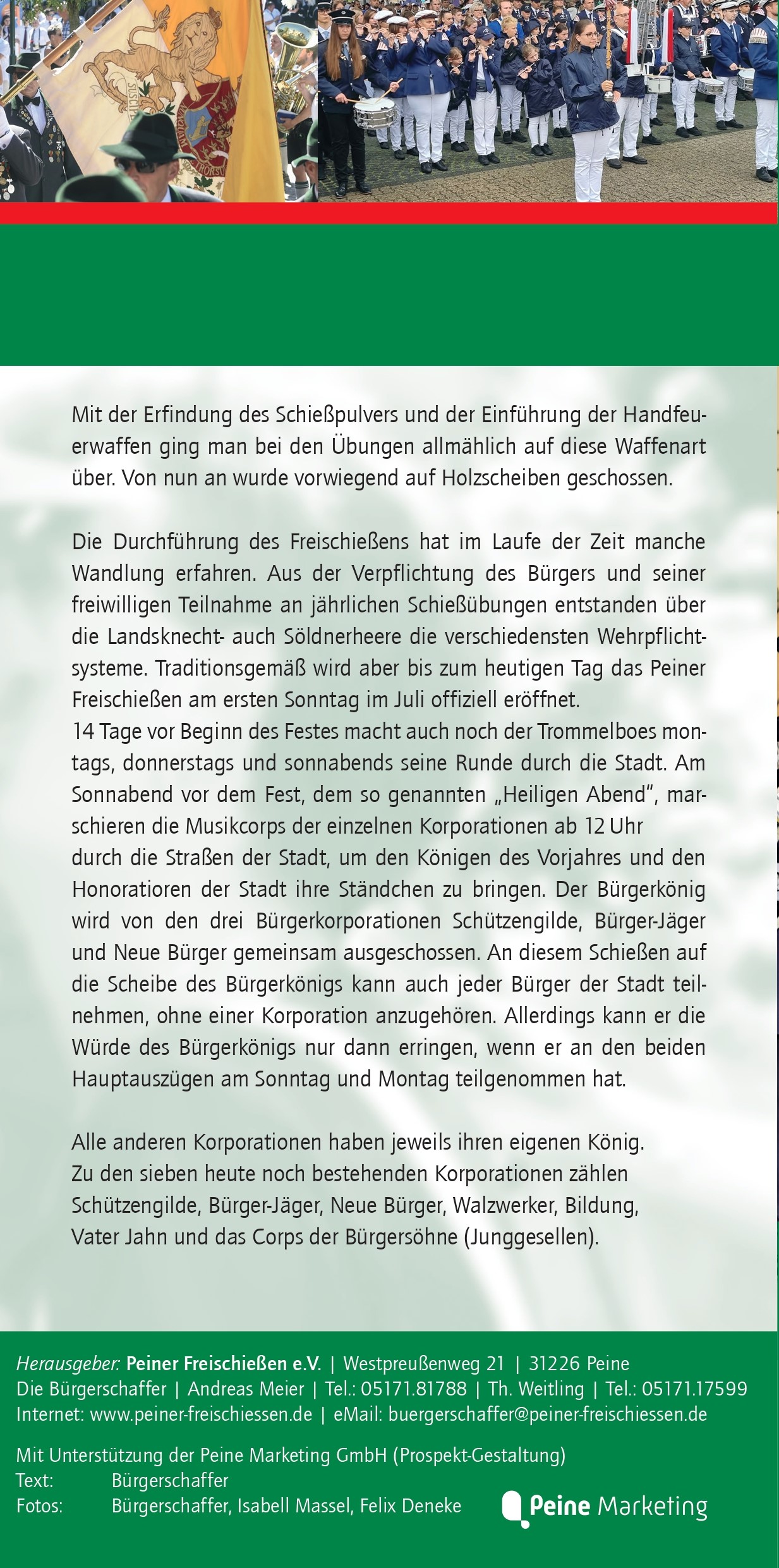 Peiner Freischießen 2026 – das traditionsreiche Fest in Peines 5. Jahreszeit